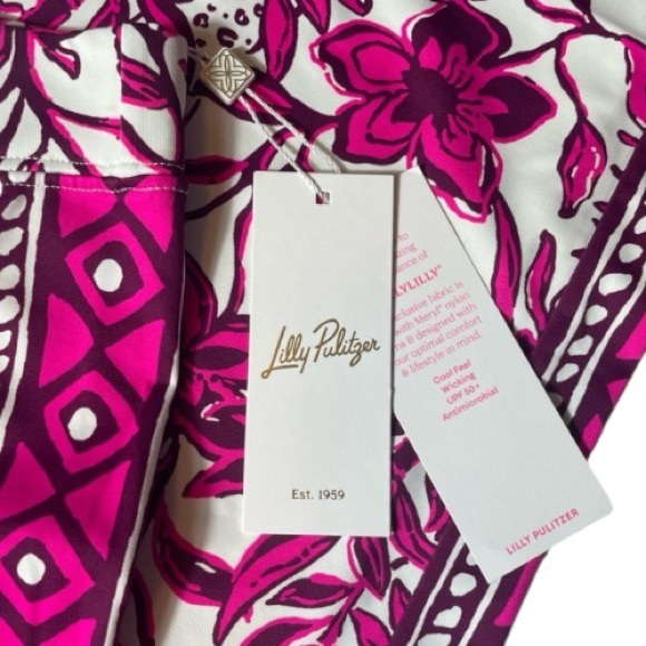 NWT Lilly Pulitzer UPF 50+ 32" Grenada Knit Pant - Size M - Picture 6 of 8